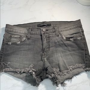 Flying Monkey Charcoal Grey Denim Shorts